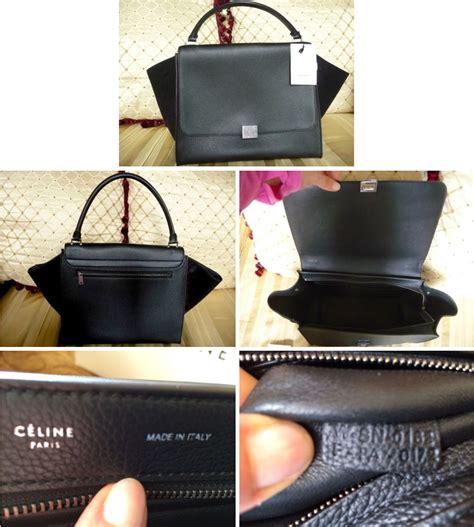 celine trapeze bag serial number